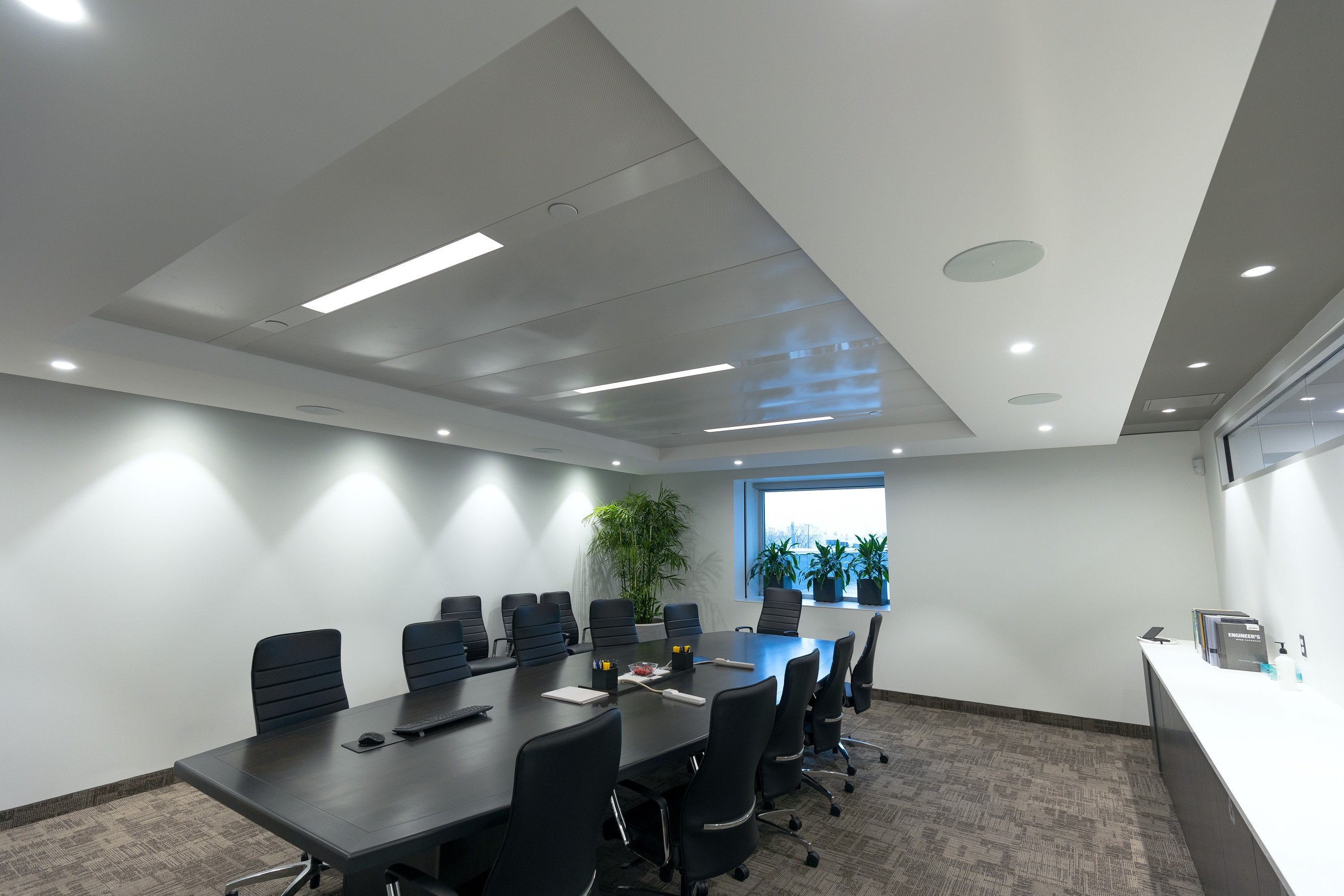 Large boardroom with PARC ceiling