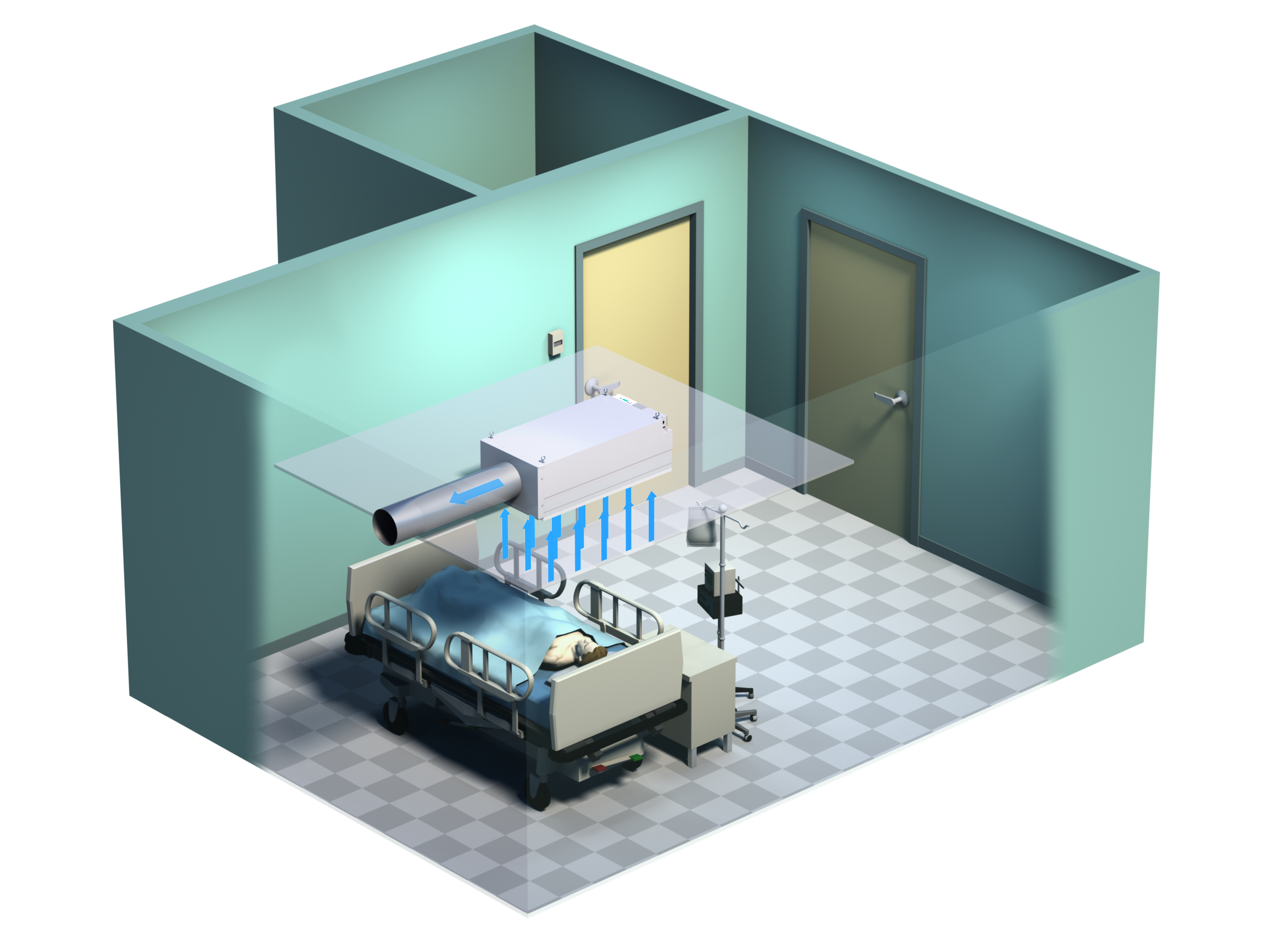 negative isolation fan