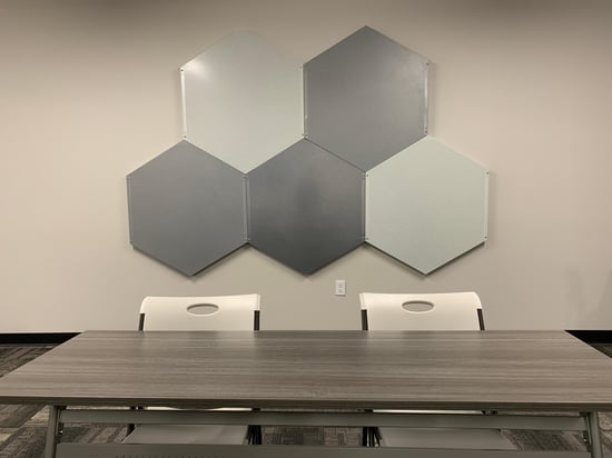 Price’s Architectural Modular Panels installed in a training room