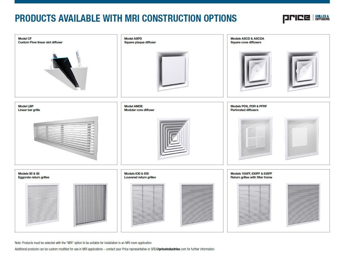 MRI-compatible products brochure
