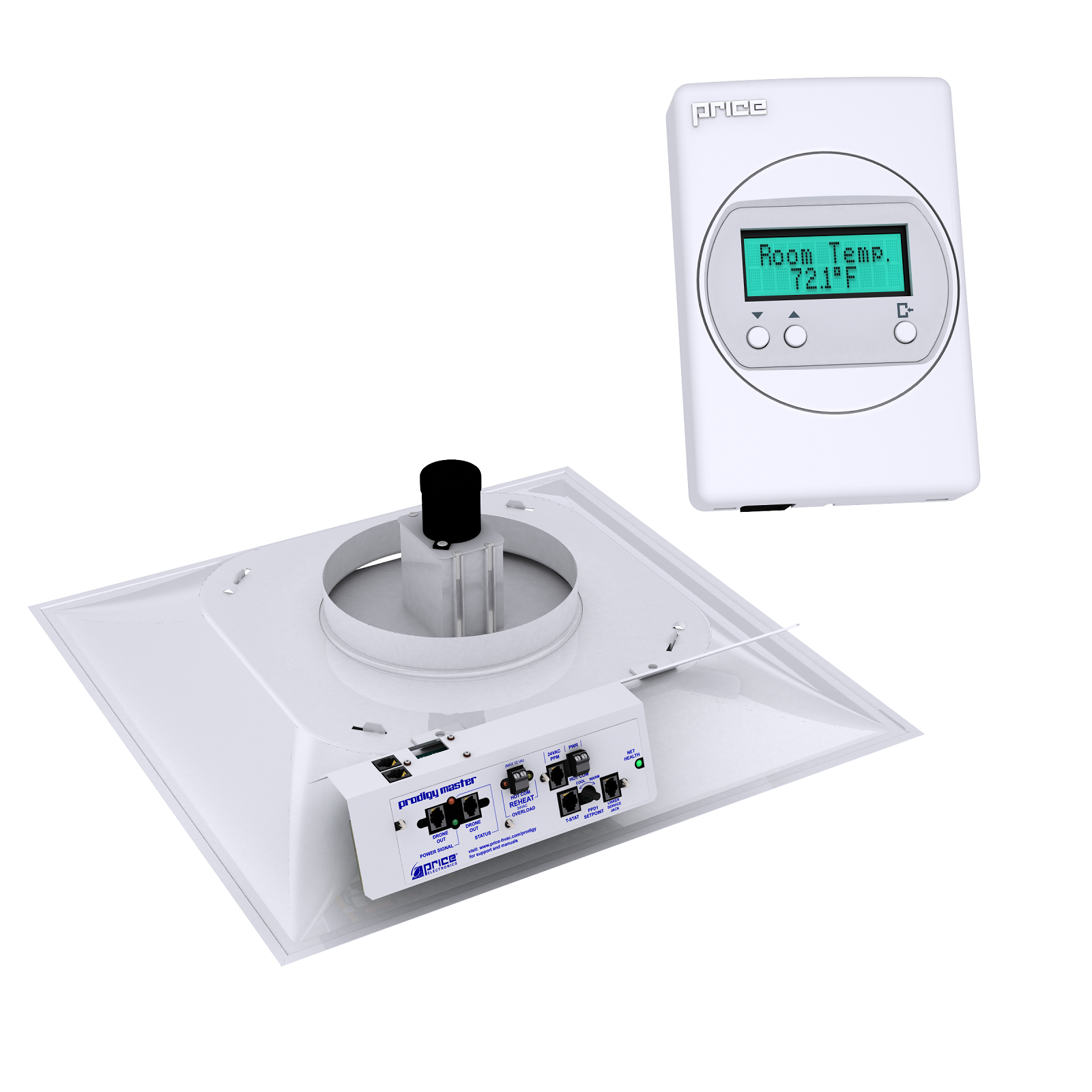 Prodigy VAV Diffuser with LCD Thermostat